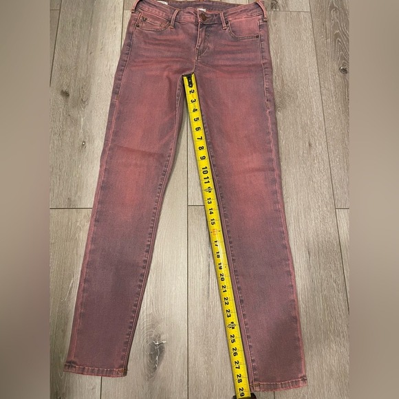 Y2K True Religion Halle HIGH-RISE Skinny Jeans Washed Pink Color Size 28 / 6 - Picture 10 of 11